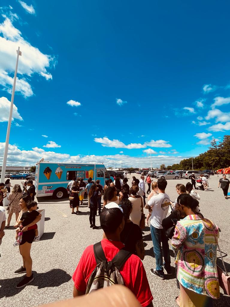 Ice cream truck catering