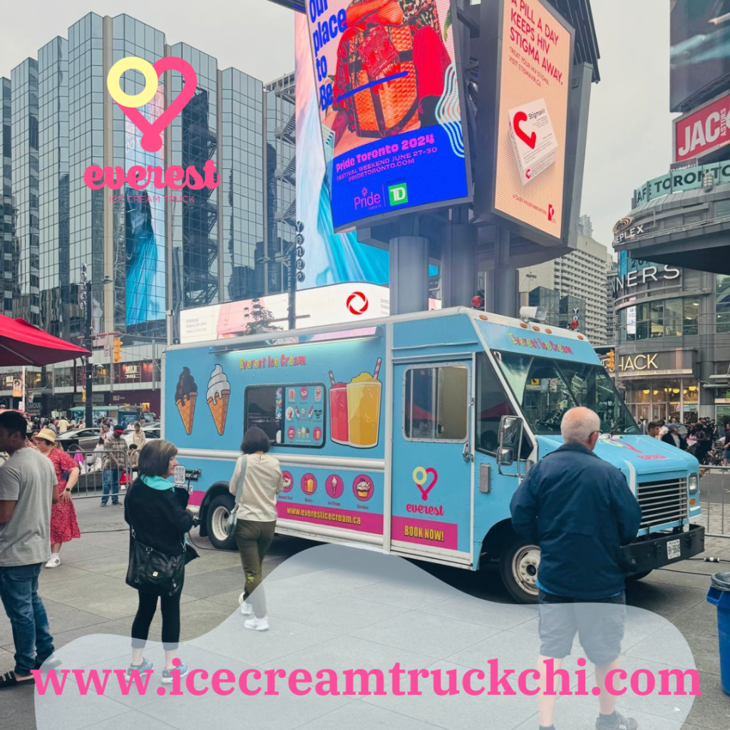 ice cream truck for street festivals