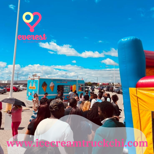 ice cream truck wedding catering