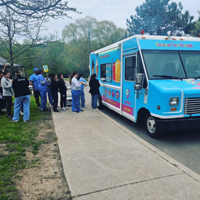 ice cream truck in Newmarket