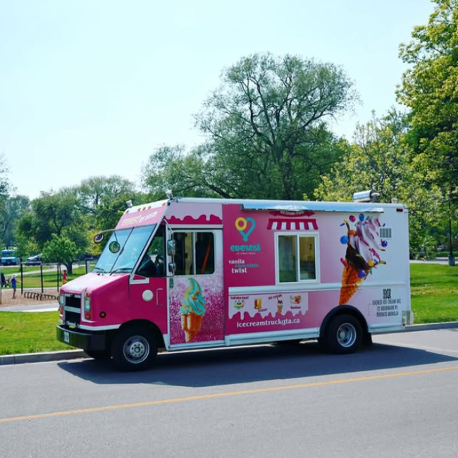 ice cream truck in Whitby