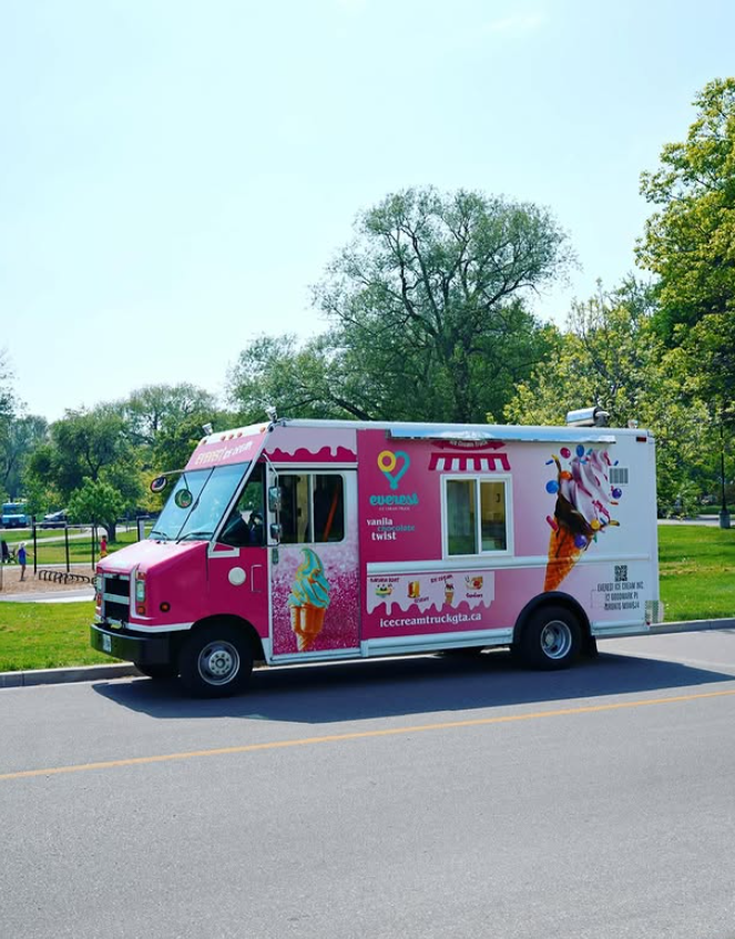 ice cream truck in Whitby