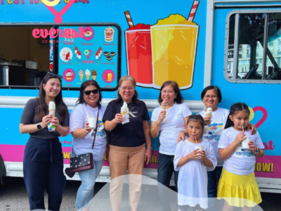 ice cream truck for engagement party